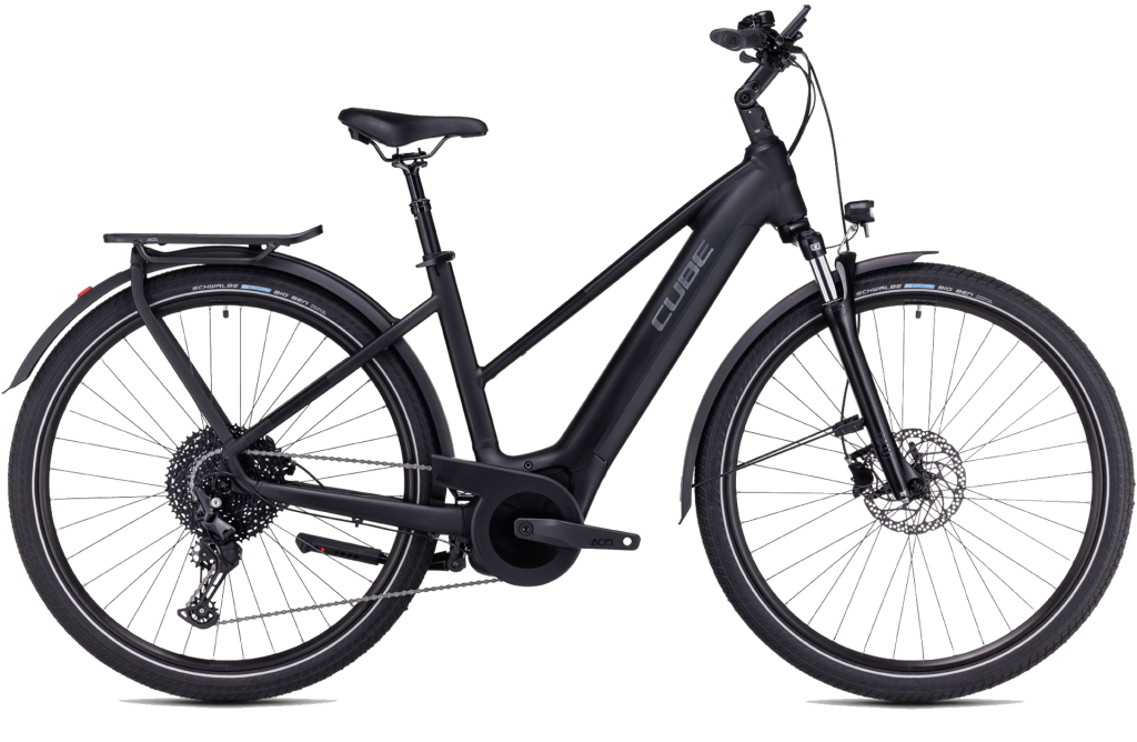 Cube Touring Hybrid Pro 625 black´n´metal Ride Nerja - Alquiler de bicicletas en Nerja